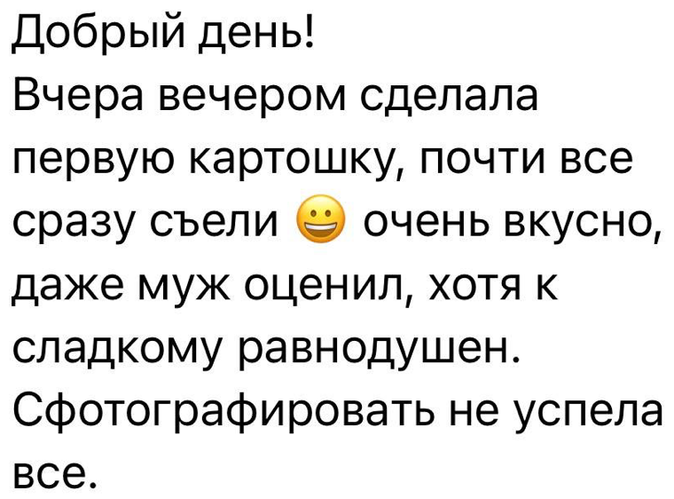 Отзыв ученицы: Почти сразу всё съели, очень вкусно